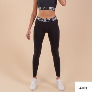 Gymshark Fit Leggings- Black/White